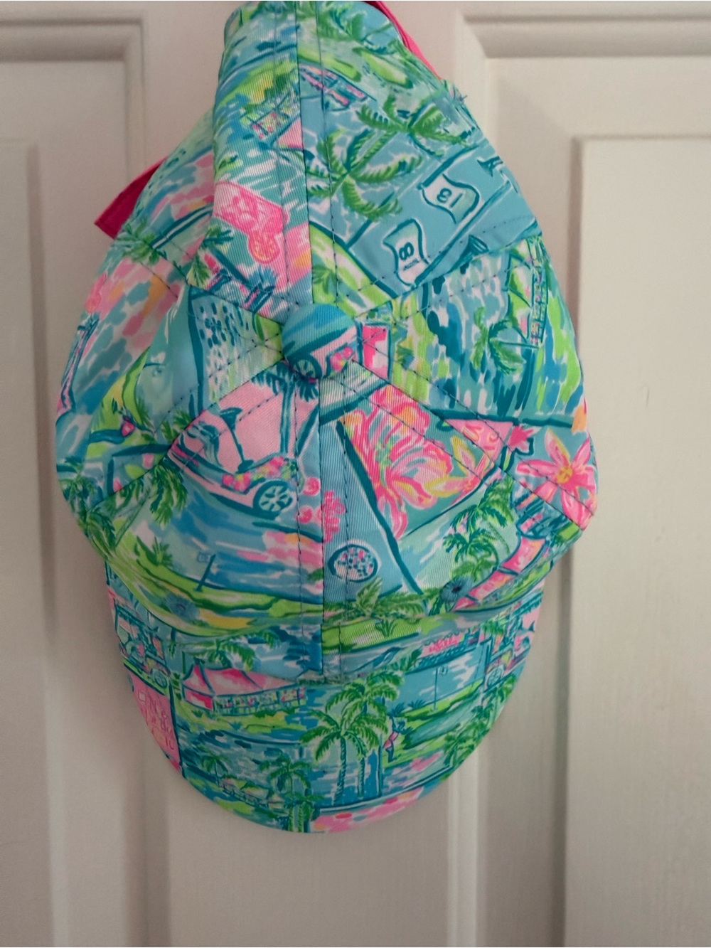 Lilly Pulitzer Golf themed Baseball Cap